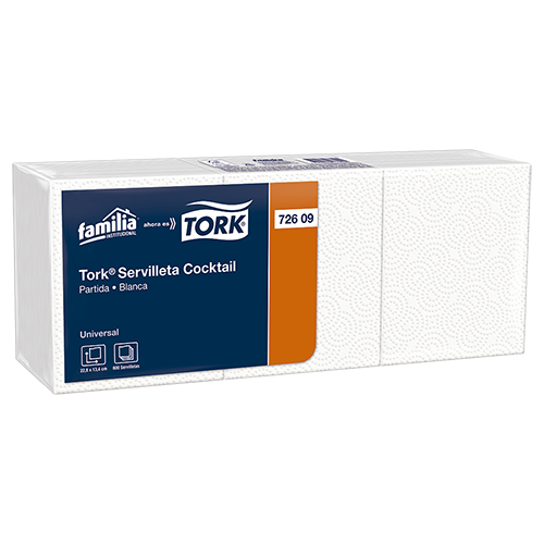 SERVILLETA FAMILIA PARTIDA BLANCA 600U