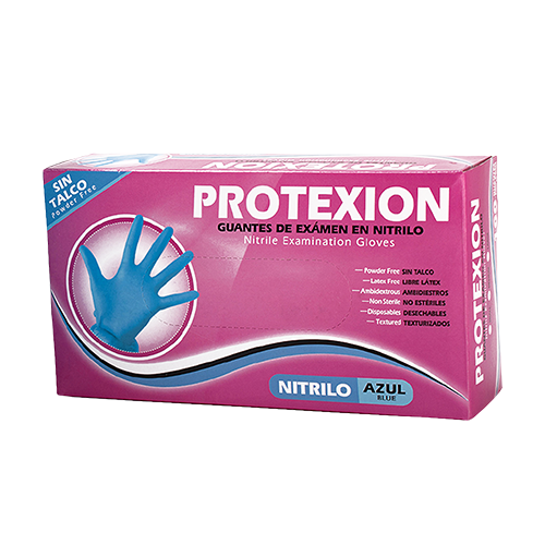 GUANTE NITRILO PROTEXION TALLA L 100U